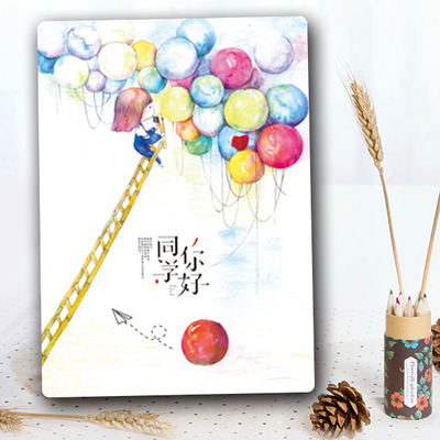 包邮 同学你好同学录 可爱卡通小清新初高中生活页夹毕业纪念册