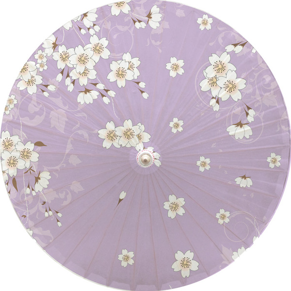 包邮油纸伞cos古典防雨防晒拍照表演舞蹈装饰道具伞cos紫色樱花