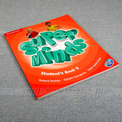 原版进口super minds students book 4级 学生书 9780521222181