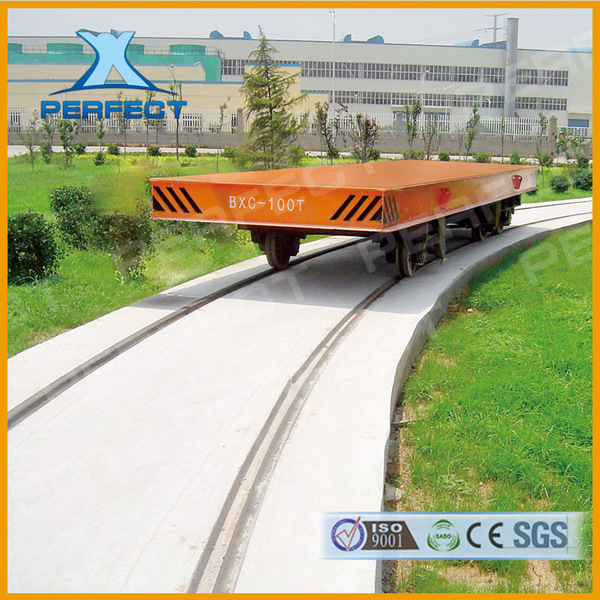 轨道平板运输车搬运机电设备车间轨道车轨道电瓶车轨道地平车