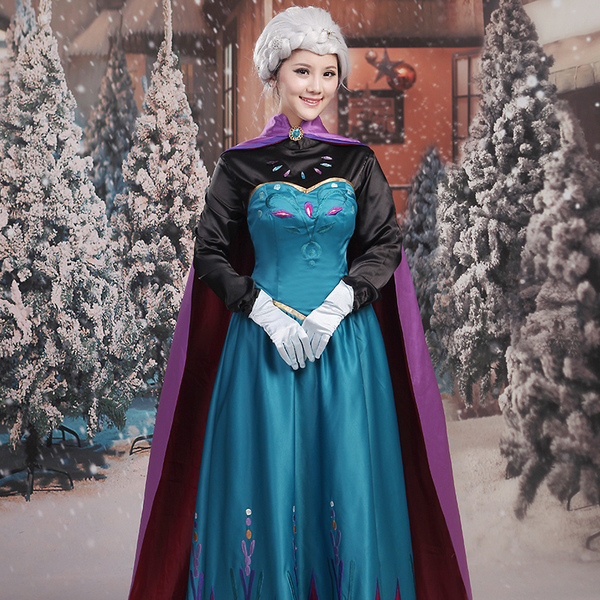 h3230-1迪士尼disney冰雪大冒險白雪皇后愛爾莎elsa cosplay服裝