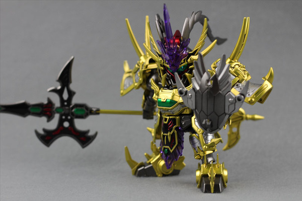 万代q版 bb sd三国传 357 武勇激斗编 玄武装 吕布(上色成品)