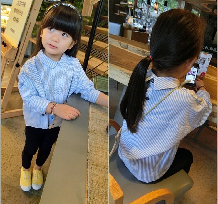 Chemise fille à manche longue - Ref 2085234 Image 13