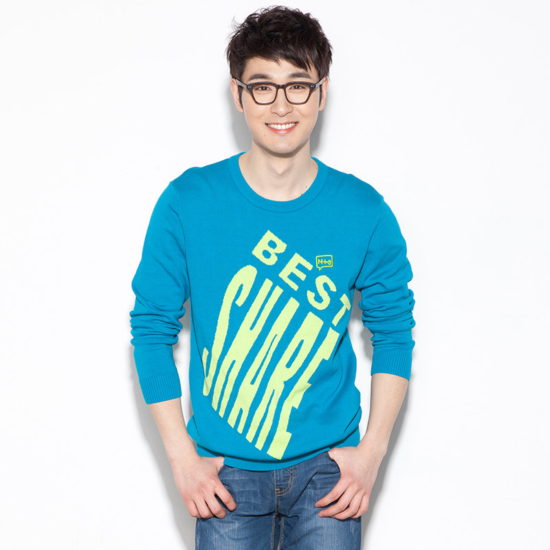 纳迪亚秋冬毛衣 男女装毛衫百搭简约休闲圆领针织衫wf31381