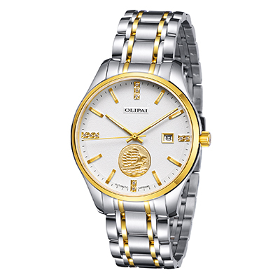 瑞士欧力派手表男式腕表男商务机械表自动防水背透男士手表7052