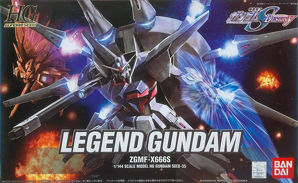 万代seed destiny hg 35 1/144 zgmf-x666s legend 传说 高达