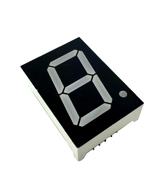 1英寸11011bh高亮红色led 1位 共阳 数码管显示元器件10脚24x34mm