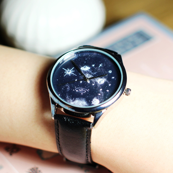 小小宇宙 星空石英表-原创手表 插画 just2you 礼物 银河 星球