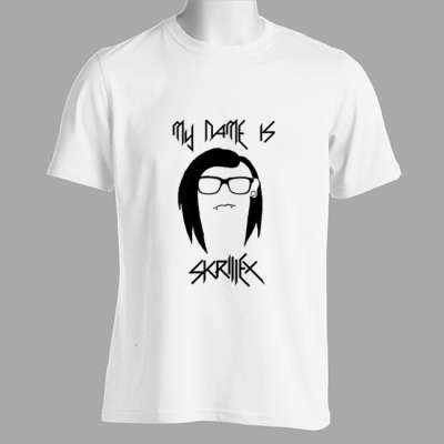 skrillex t恤 史奇雷克斯头像印花纯棉t-shirt