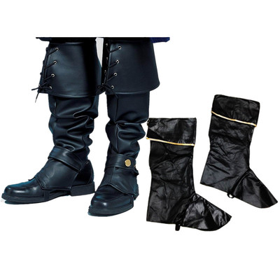 cos靴套海盗鞋套 罗马武士鞋套文艺复兴时期的靴套布靴套仿皮靴套