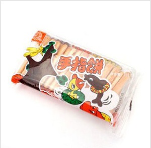 80后怀旧零食 华声手指饼干 童年的记忆 110g (店内满78元包邮)