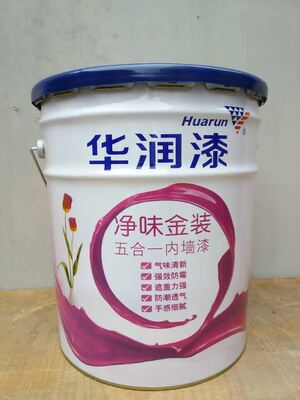 华润漆 华润金装净味五合一5合一 sw51018l油漆涂料环保乳胶漆