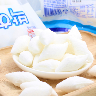 韩国进口零食品糖果 曼丝薄荷薄荷糖135g 清爽白色糖果一袋