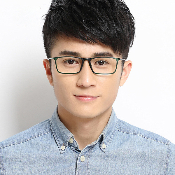 新款百搭眼镜框架 男士 钨碳塑钢细腿眼镜框 近视全框眼镜架