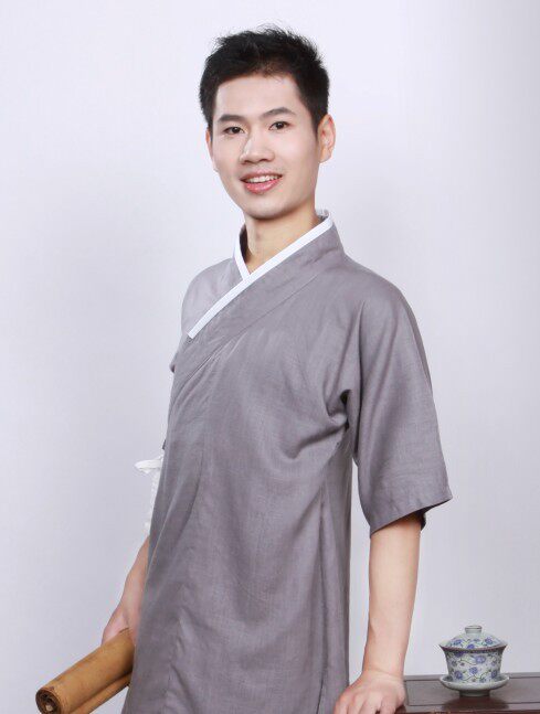 栖凤阁汉服短袖古装短打家居服汉元素改良汉服短褐民族修身唐装男