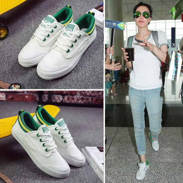 王菲同款春夏板鞋平底帆布鞋女学生白色球鞋休闲鞋小白鞋布鞋单鞋