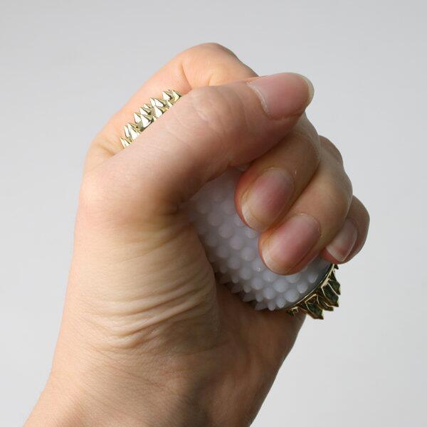 韩国进口 椭圆形按摩保健球老人手掌机能 手心按摩 促进血液循环