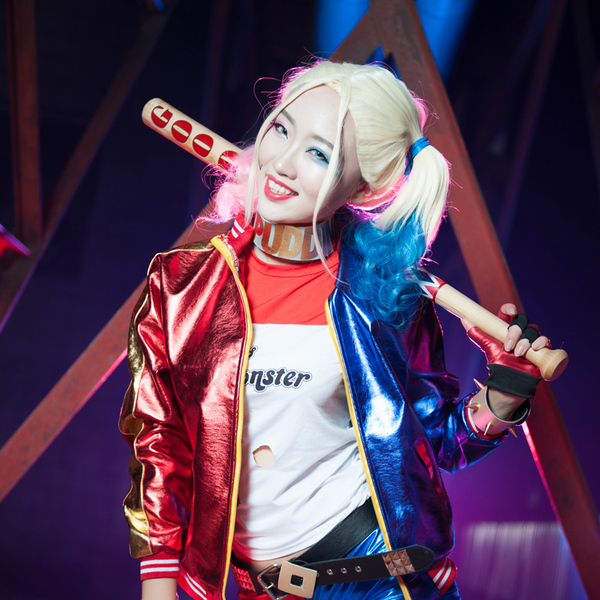 自杀小队哈莉·奎茵uiciequ小丑女co服装
