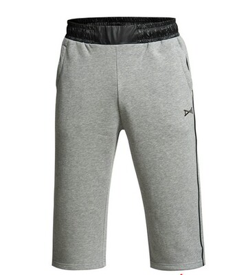 李宁14夏装新款韦德之道男运动裤针织卫裤七分裤akqj025-1