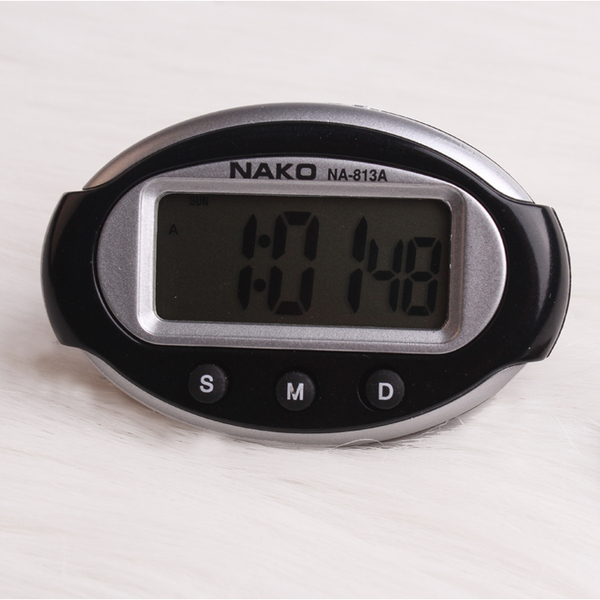 考试电子钟 迷你小时钟 创意书写学习 带秒表星期 简单看时间表