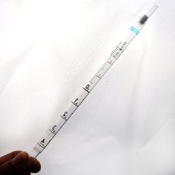 5ml塑料移液吸管(短管)带刻度无吸头化学实验室医用滴管精度01ml