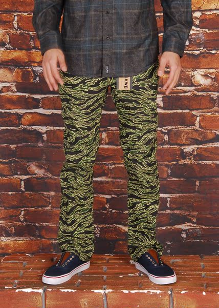 『socal』正品美产blkwd tiger camo 修身虎纹迷彩裤 usa制