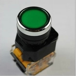 按钮开关la38-11启动按钮 点动按钮la38-11普通按钮 无灯无锁按钮