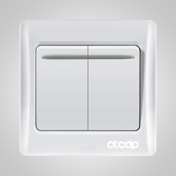 贵派墙壁开关插座正品 二开单控开关 墙壁电源开关正品 优惠特价