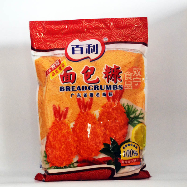 百利面包糠1kg 炸猪排炸虾炸鸡翅裹粉 金黄面包屑烘焙原料批发