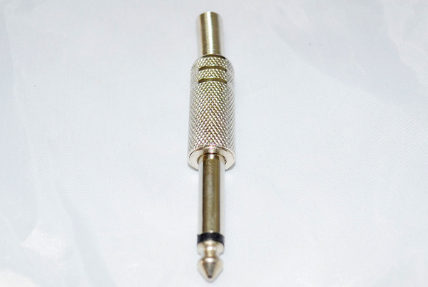 单声道大二芯jack头6.35mmts麦克风话筒音频插头