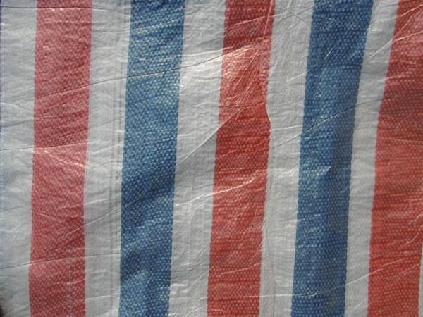 2m宽 abc型彩条布 防水布 围挡布 遮阳布 塑料布 三色 江浙沪包邮