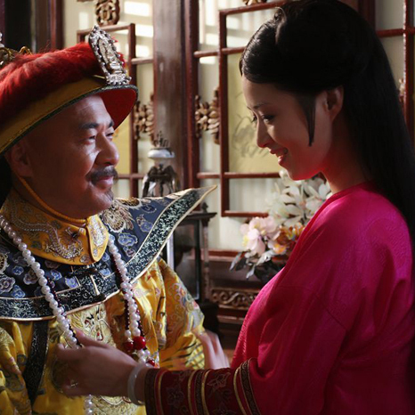 清宫妃子服装甄嬛传妃子装睡衣华妃同款侍寝古代睡衣粉红浅蓝紫色