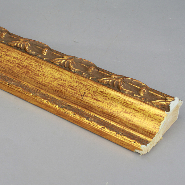 王斌 相框7-9cm金色框条 木线条 金银箔 普线 裱框 5073 hk yk