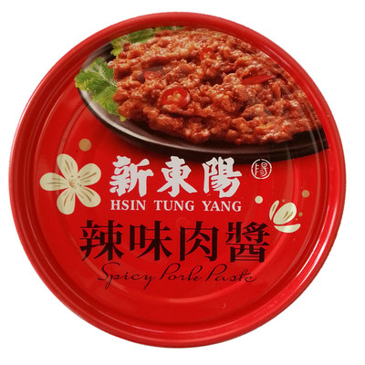 台湾原装进口新东阳辣味肉酱 台湾罐头 佐餐拌饭下饭