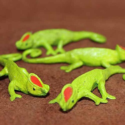 safari美国正品 仿真动物模型玩具 爬行生物 蜥蜴02