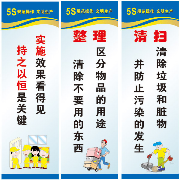 8s現場管理掛圖海報 公司工廠車間走廊標語宣傳畫展板-淘寶臺灣,萬能