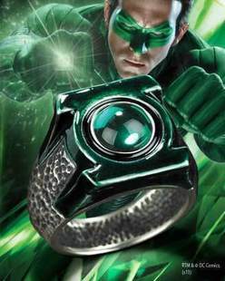 国外代购美国专柜正品 绿灯侠 the green lantern 戒指