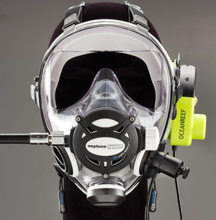 【金鳞潜水】ocean reef 潜水全面罩 二级呼吸器连水下通讯器