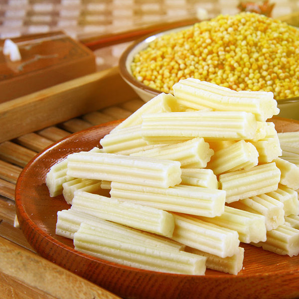 3袋包邮 内蒙古特产奶酪 毕力格泰牧民手工奶酪 225克奶条nailao