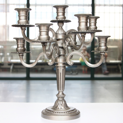 正品经典复古金属九头烛台 欧式家居装饰摆件婚庆ktv酒店用品特价