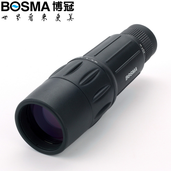 正品bosma博冠单筒防水望远镜 驴友10-25x42变倍高倍高清夜视包邮