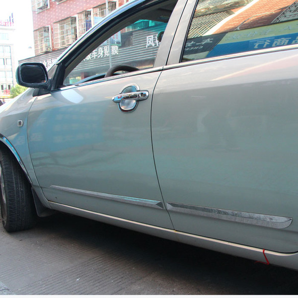 比亚迪f3门中防撞条 通用汽车车门防擦条 车身侧门镀铬高亮装饰条