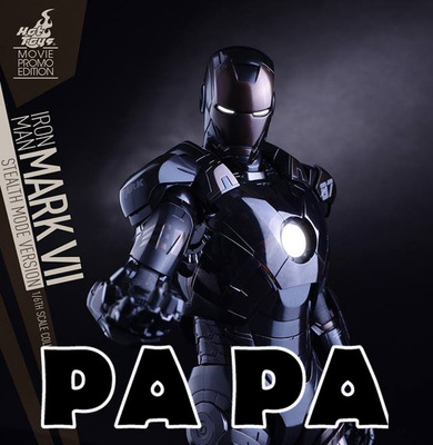 全新现货 ht hottoys 复仇者联盟2 钢铁侠 限定 黑色 mk7 潜行版