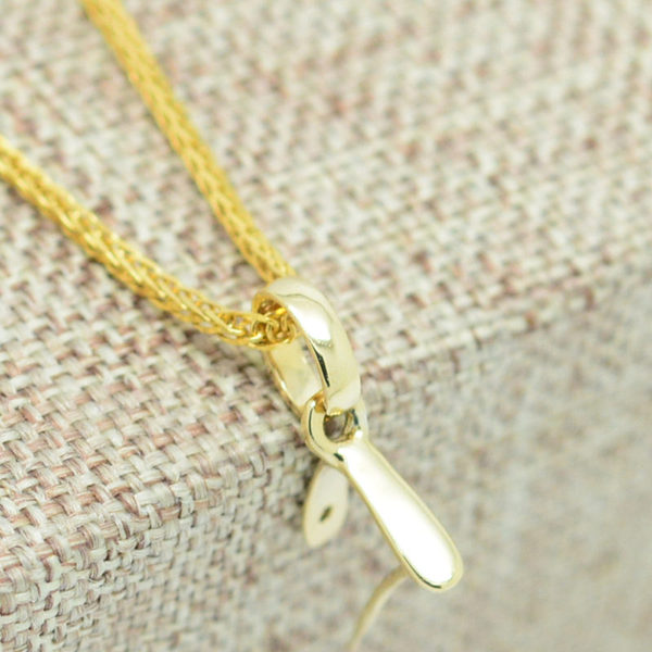 18k吊坠扣 经典简约瓜子扣18k金扣子翡翠扣头18k翡翠扣头玫瑰金扣