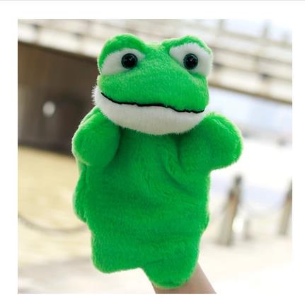6件包邮毛绒玩具 亲子游戏亲子互动首选表演道具大号动物手偶青蛙
