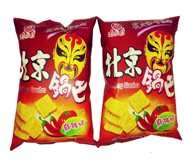 南街村北京锅巴50g麻辣味休闲零食儿时记忆老味道佐酒佳肴20包邮