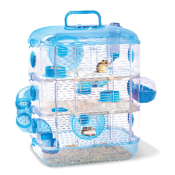 祖莉(jolly)仓鼠笼 双层透明金丝熊笼子豪华大三层别墅仓鼠套