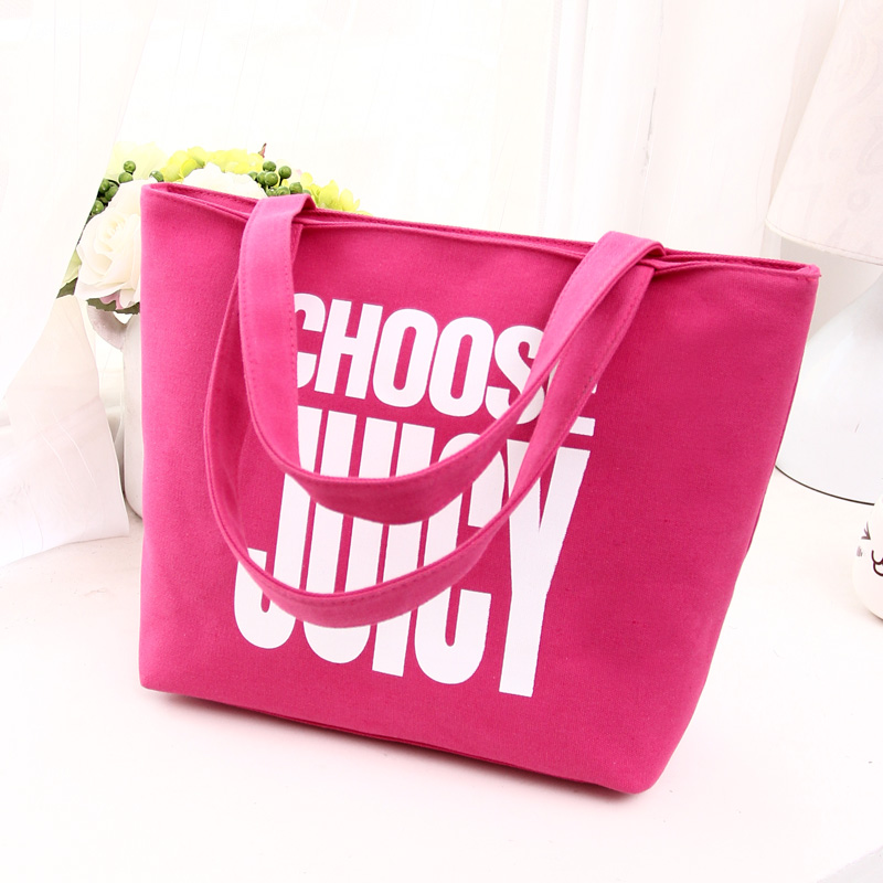 2015 new handbag fresh art Fan minimalist canvas shoulder bag large bag handbag Korean casual tide