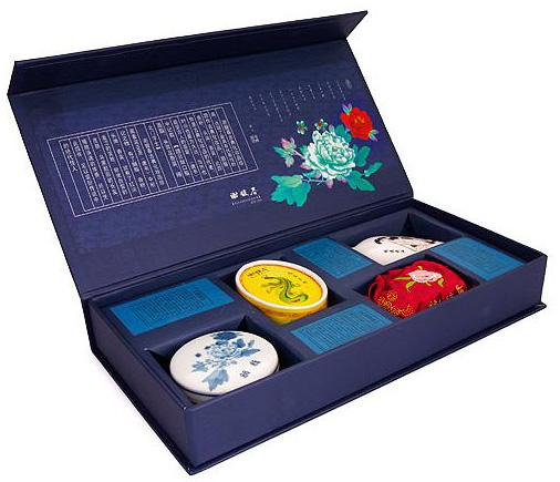 包邮 谢馥春古典四件套礼盒 胭脂鸭蛋粉香包头油 正品国货化妆品