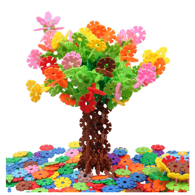 雪花片拼插积木玩具2-3周岁男童女童宝宝儿童益智力玩具4-5-6岁半